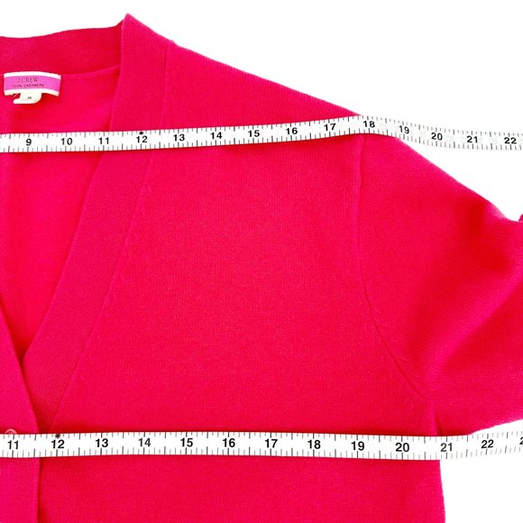 J.CREW Cashmere Patch-pocket Cardigan Sweater in Icy Rose - Picture 7 of 9